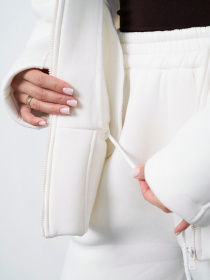 Спортивний костюм ISSA Plus модель 15406_молочный Фото