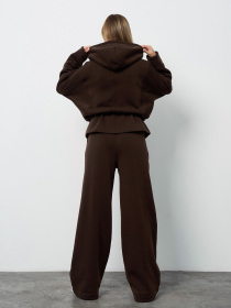 Спортивный костюм ISSA Plus модель 15406A_темно-коричневый Спортивный костюм ISSA Plus модель 15406A_темно-коричневый Фото