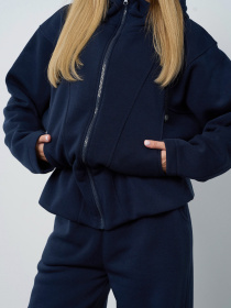 Спортивный костюм ISSA Plus модель 15406A_темно-синий Фото