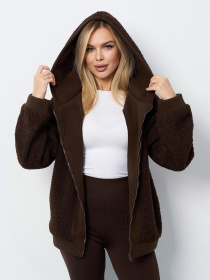 Худі ISSA Plus модель 15407_темно-коричневый Фото