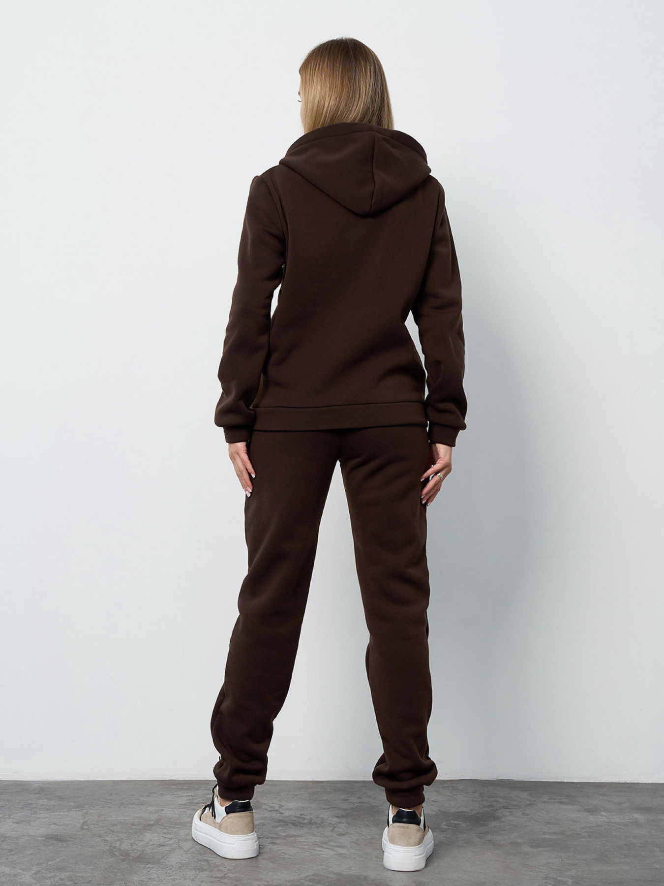 Спортивный костюм ISSA Plus модель 11088B_темно-коричневый Фото