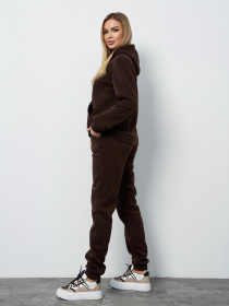 Спортивный костюм ISSA Plus модель 11088B_темно-коричневый Фото