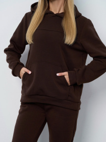 Спортивний костюм ISSA Plus модель 11088B_темно-коричневый Фото