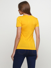 Футболка Weekday модель 5358837RP12_Желтый Футболка Weekday модель 5358837RP12_Желтый Фото