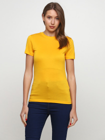 Футболка Weekday модель 5358837RP12_Желтый Футболка Weekday модель 5358837RP12_Желтый Фото