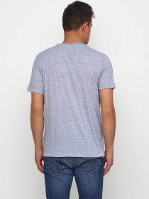 Футболка H&M модель 2296564RP2_голубой меланж Фото