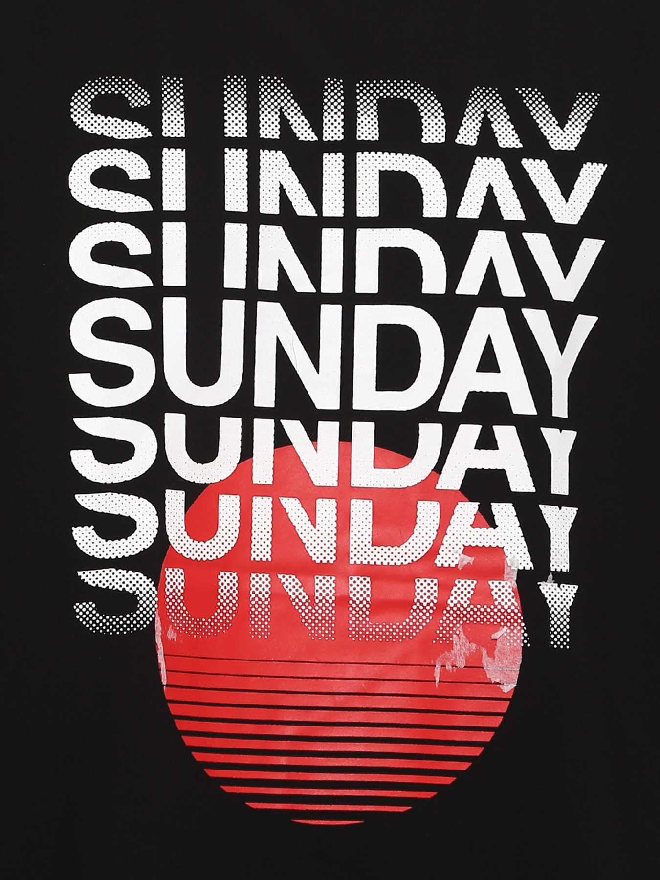 Футболка H&M модель 6567099RP2_черный с принтом Фото