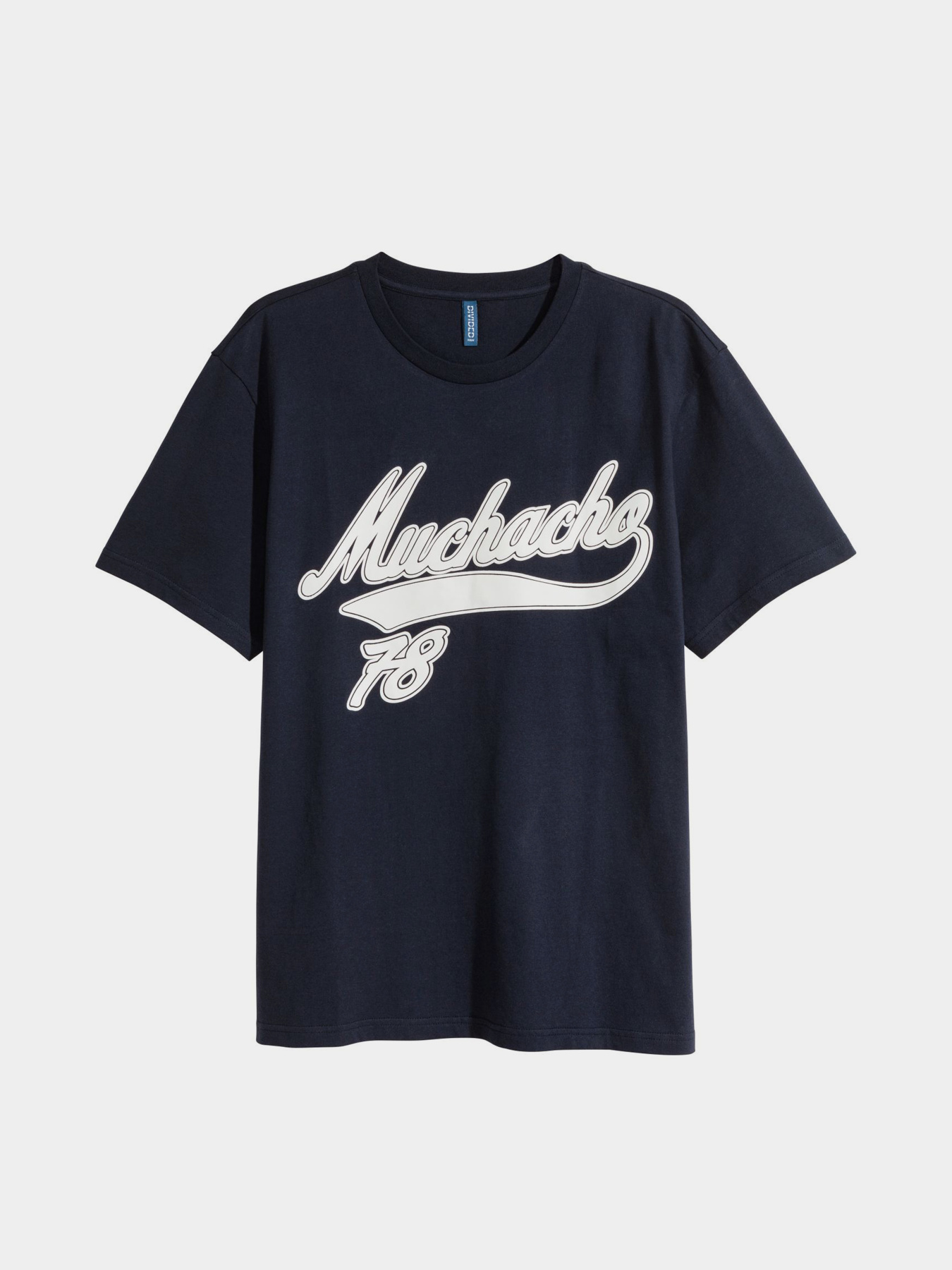 Футболка H&M модель 5003946RP21_темно-синий Фото