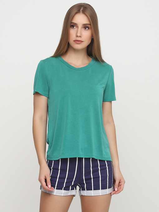 Футболка Monki модель 4629657RP2_зеленый Фото