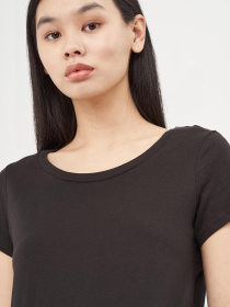 Футболка H&M модель 7520909RP12_черный Фото