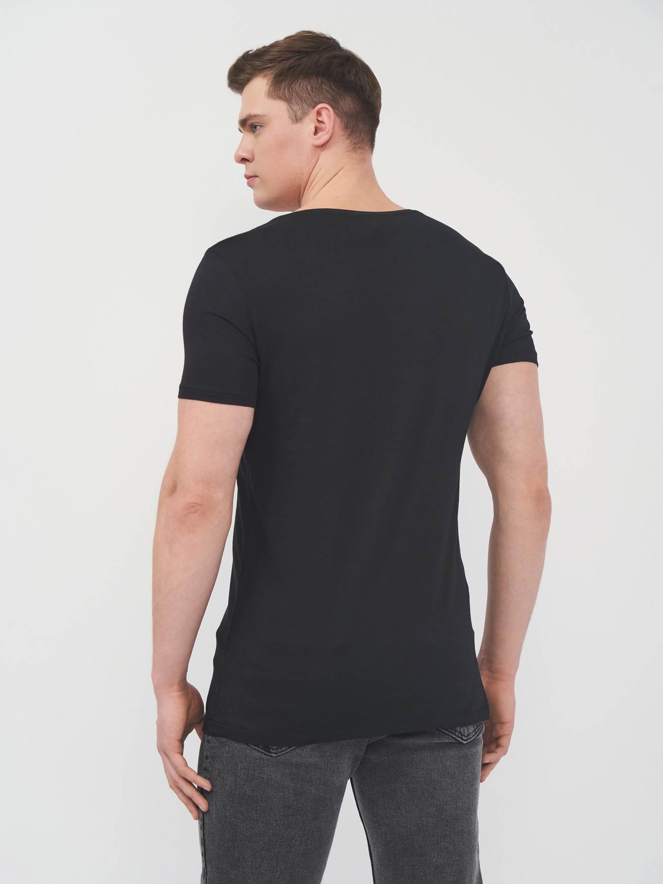 Футболка H&M модель 2195109bar_Черный Фото