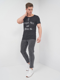 Футболка H&M модель 2195109bar_Черный Фото