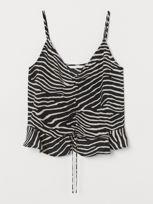 Майка H&M модель 7621880RP6_черно-бежевый Фото