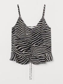 Майка H&M модель 7621880RP6_черно-бежевый Майка H&M модель 7621880RP6_черно-бежевый Фото