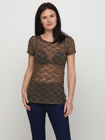 Футболка H&M модель 1797927RP6_хаки Фото