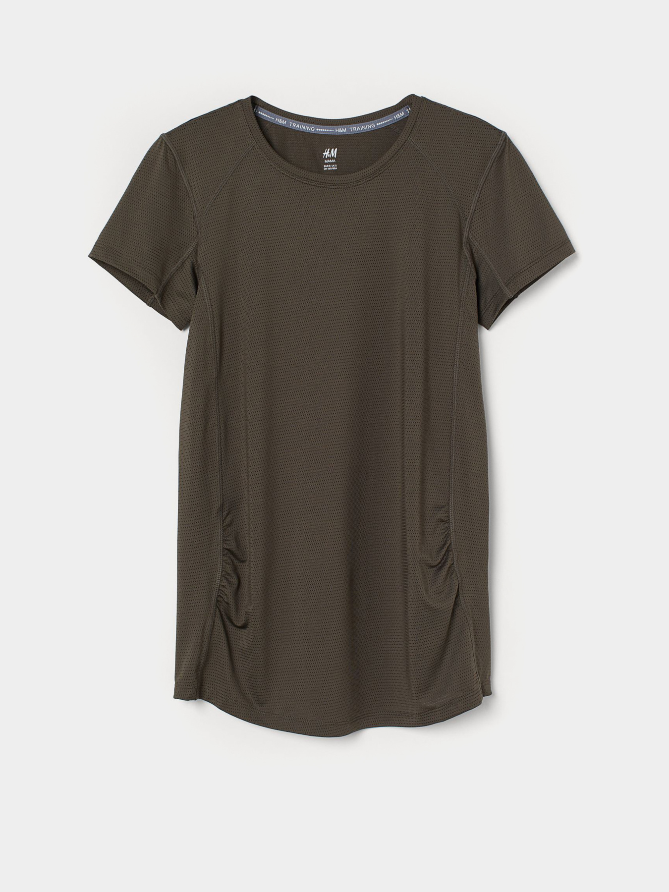 Спортивная футболка H&M модель 8750052dm_хаки Спортивная футболка H&M модель 8750052dm_хаки Фото