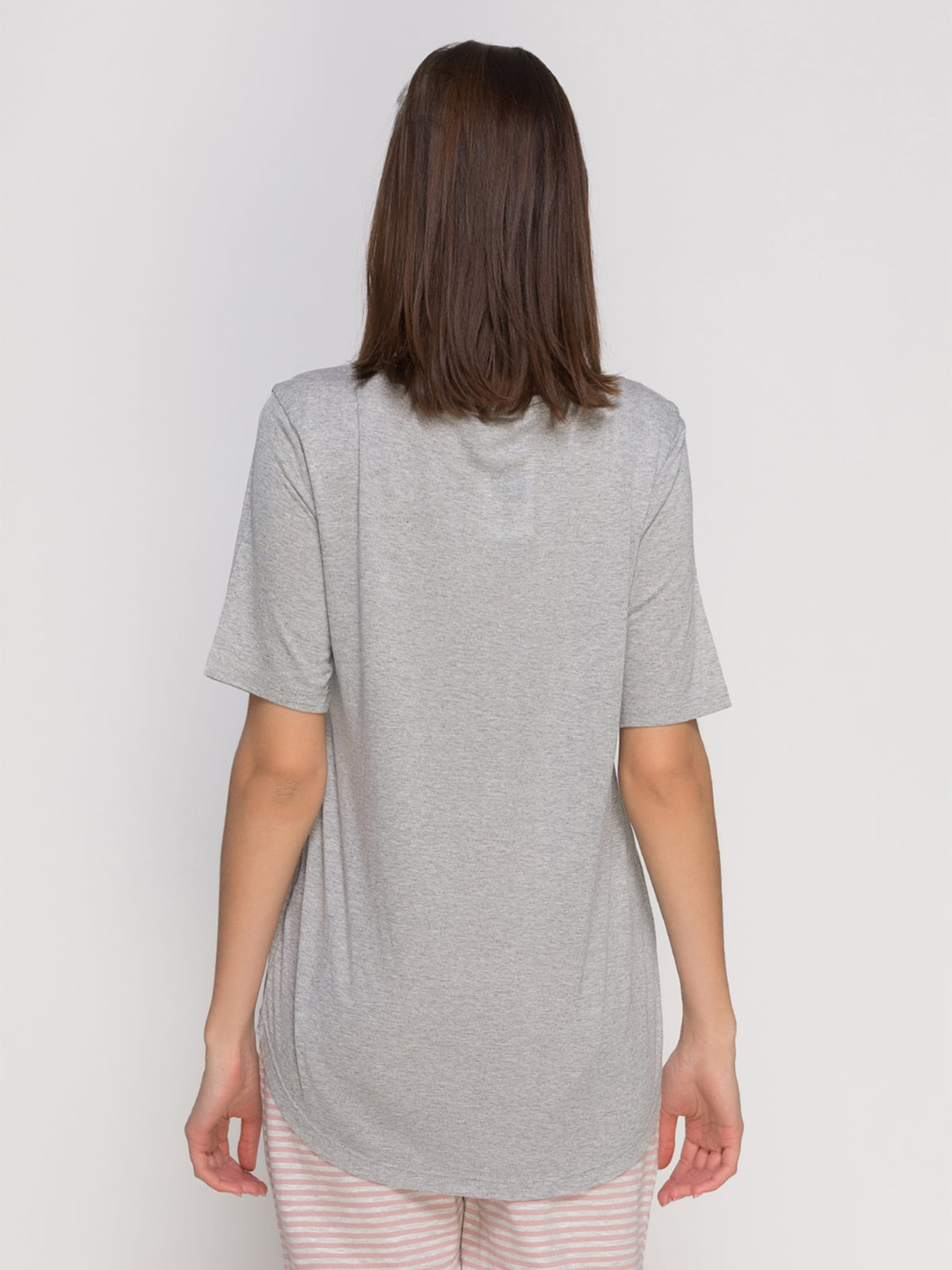 Футболка H&M модель PS3571914RP2_серый Фото