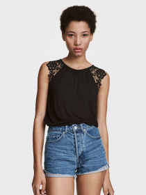 Майка H&M модель 5099586RP1_Черный Фото