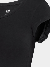 Футболка H&M модель 8117191dm_Черный Фото