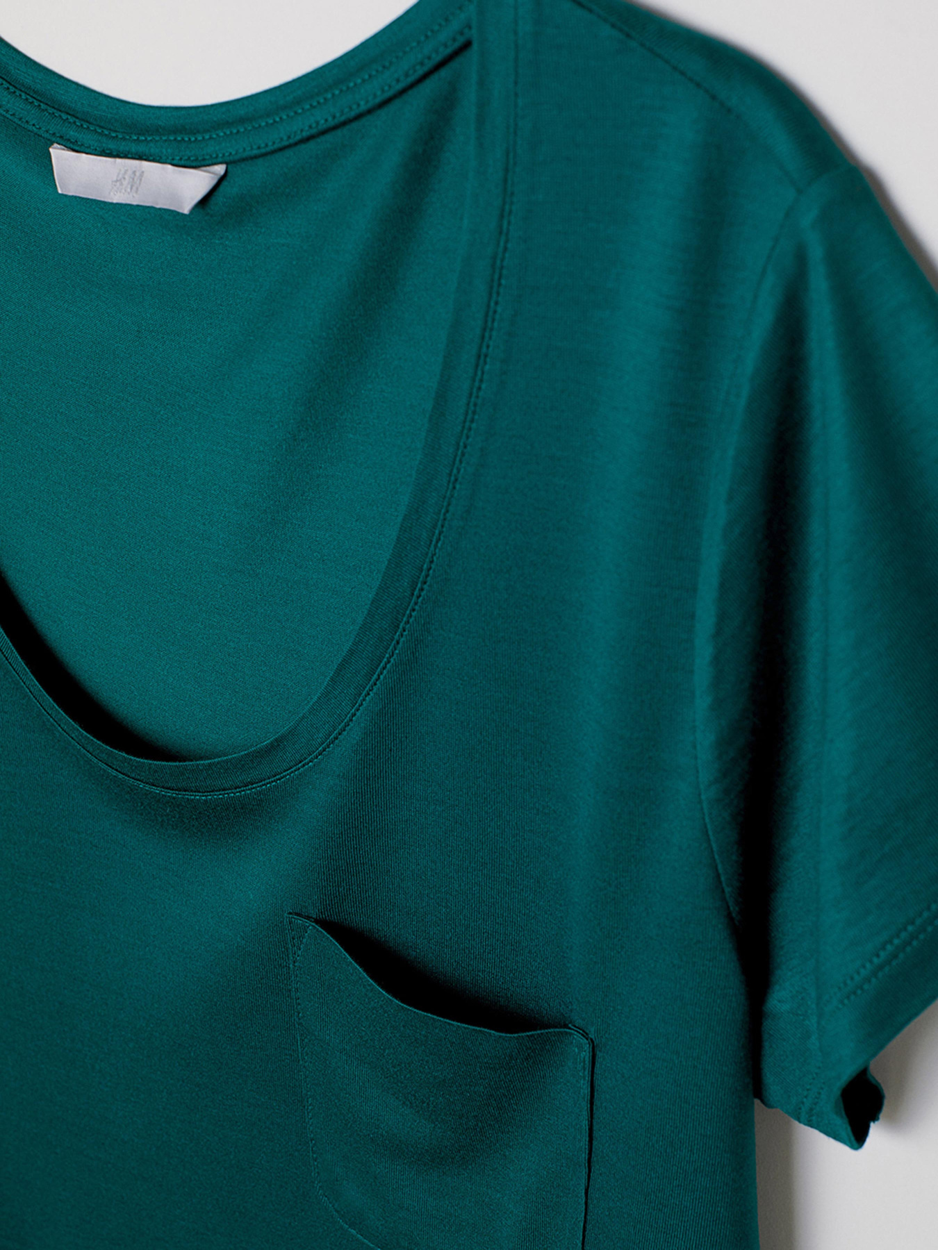 Футболка H&M модель 2F5486137_зеленый Фото