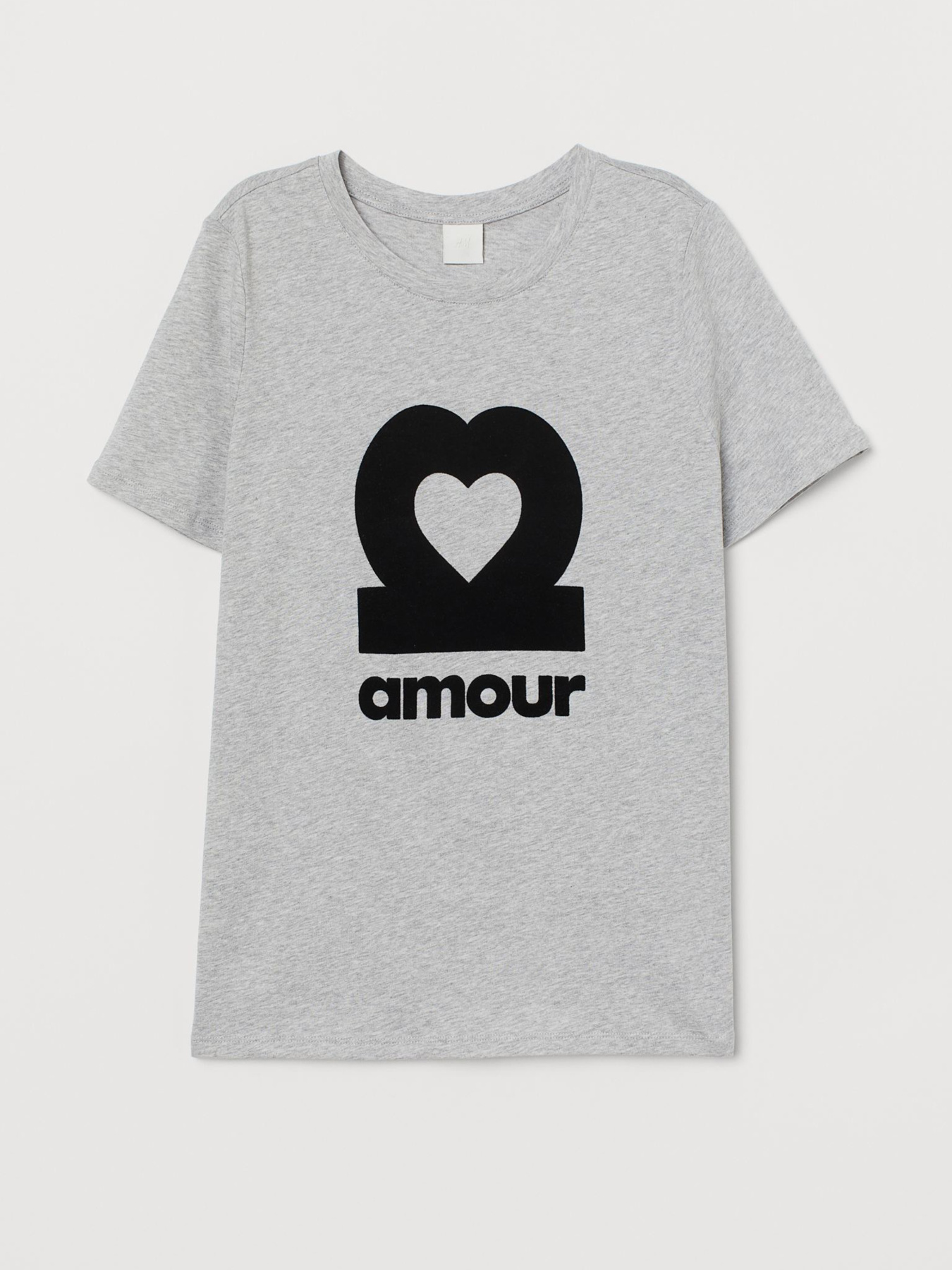 Футболка H&M модель 7330290log_Серый Фото