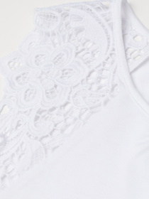 Майка H&M модель 7814610log_Белый Фото