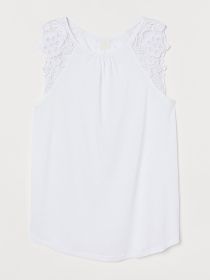 Майка H&M модель 7814610log_Белый Фото