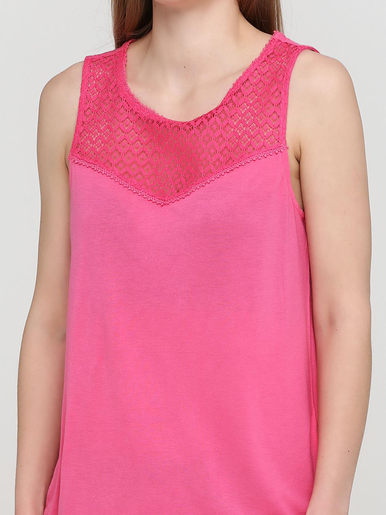 Майка H&M модель 4589195RP1_розовый Фото