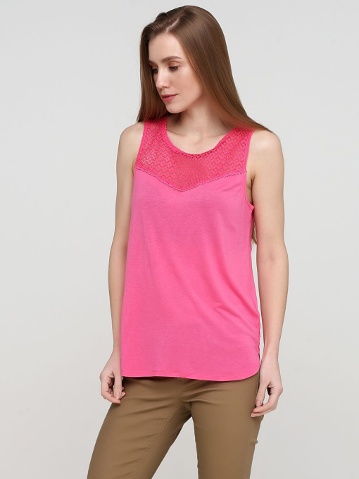 Майка H&M модель 4589195RP1_розовый Фото