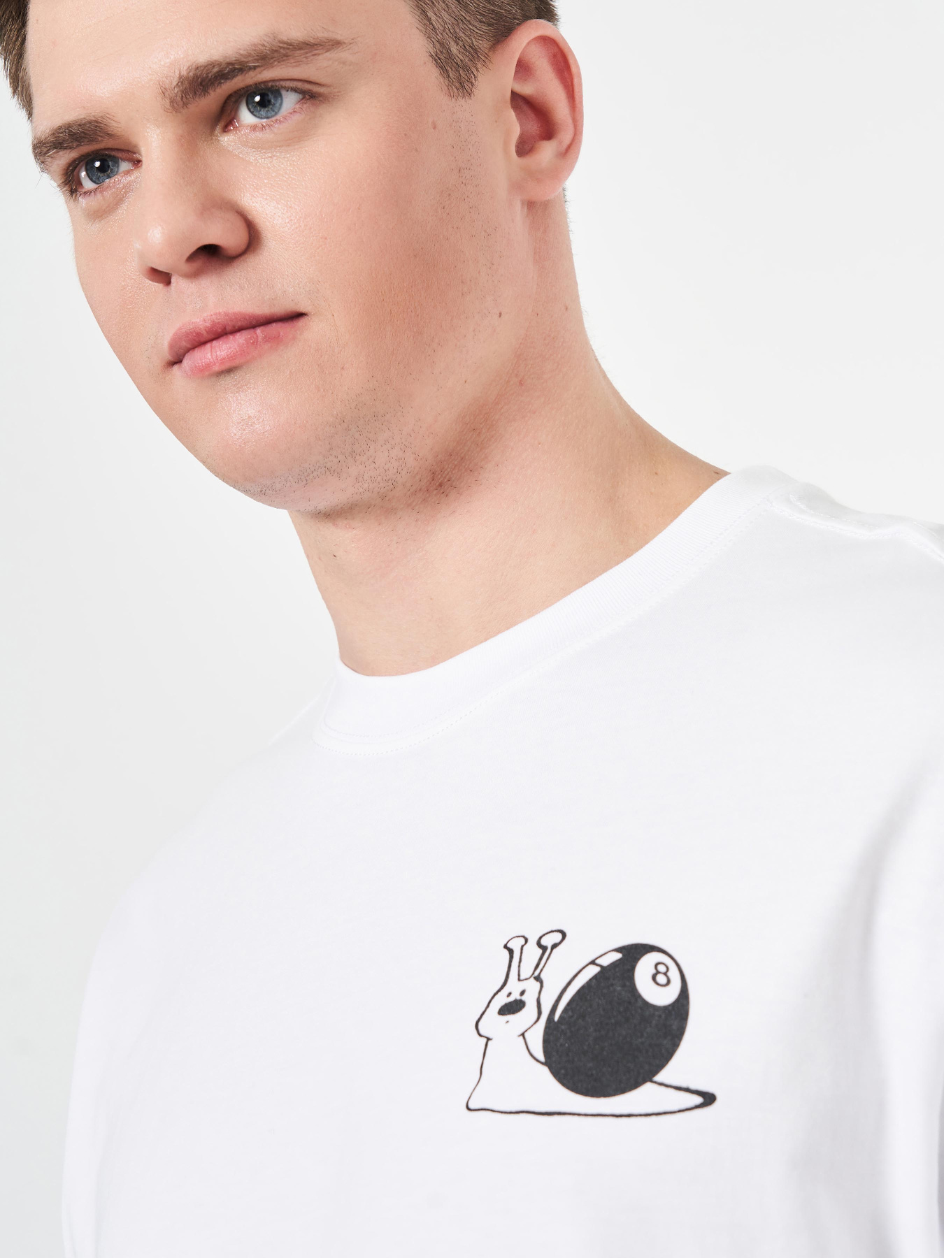 Футболка модель 9537203log_Белый Фото