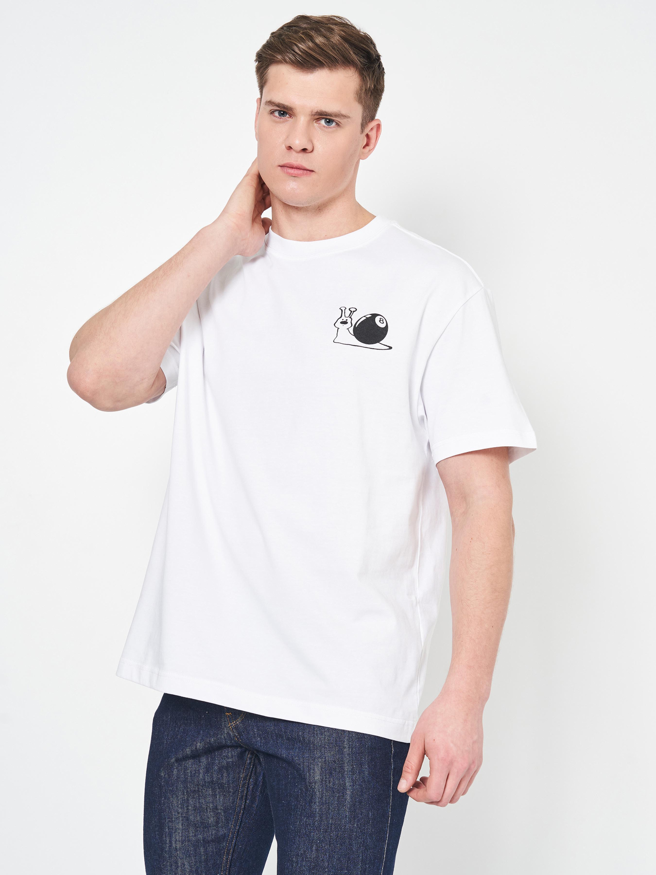 Футболка модель 9537203log_Белый Фото