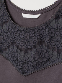 Майка H&M модель 6134597log_Серый Фото