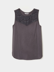 Майка H&M модель 6134597log_Серый Фото