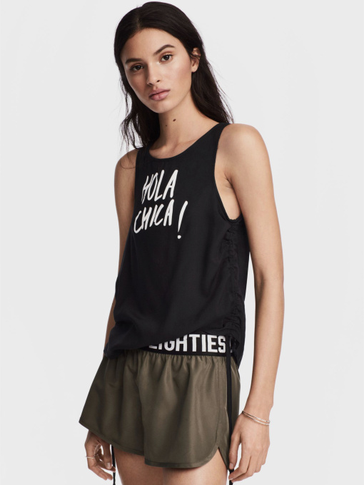 Майка H&M модель 5212045log_Черный Фото