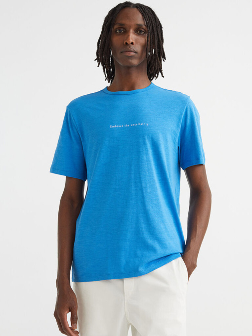 Футболка H&M модель 1099596arl_Синий Фото