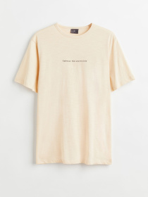 Футболка H&M модель 1099596arl_Бежевый Фото