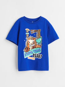 Футболка H&M модель 1106314arl_Синий Фото