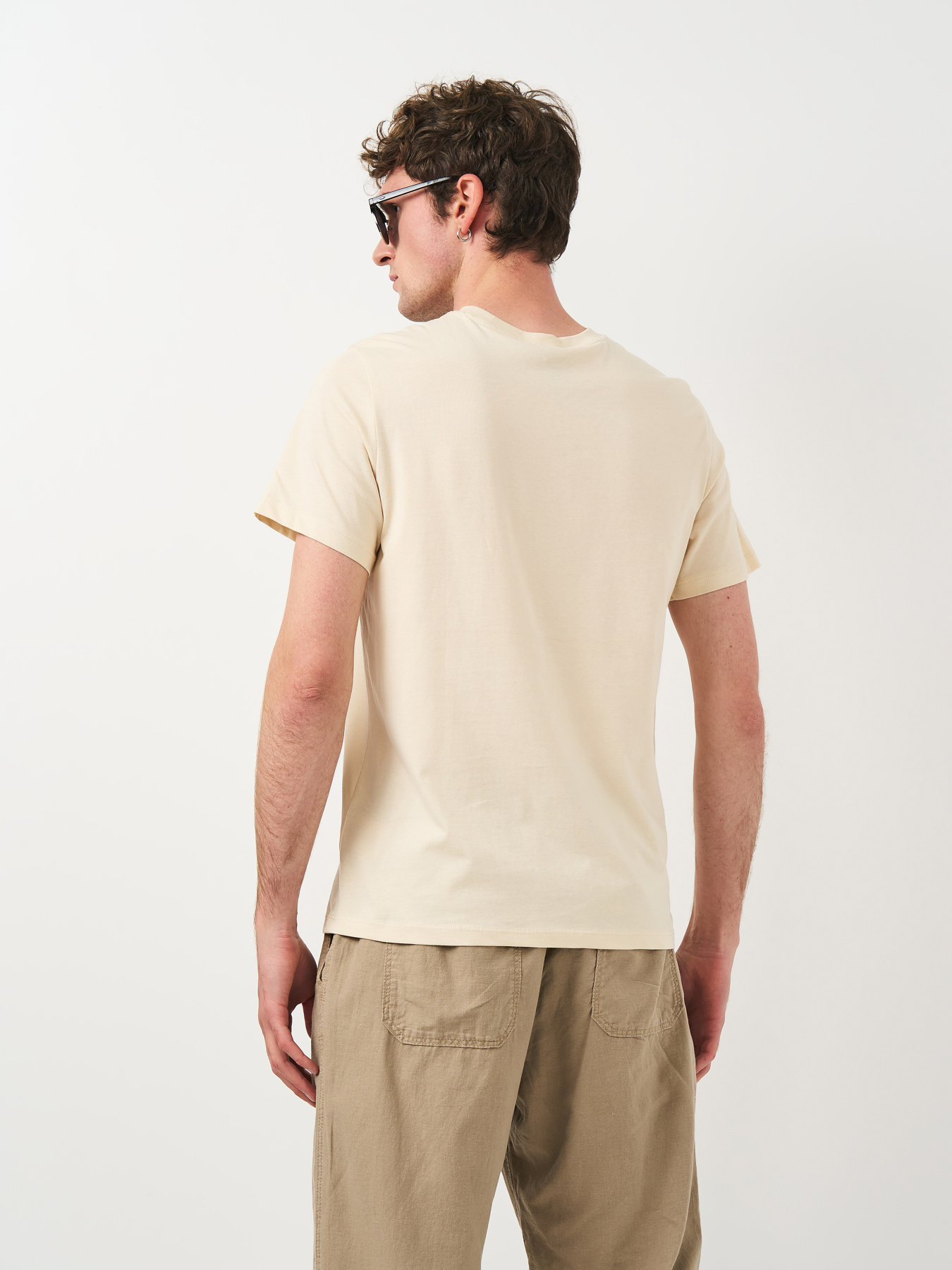 Футболка модель 1036336arl_Светло-бежевый Фото