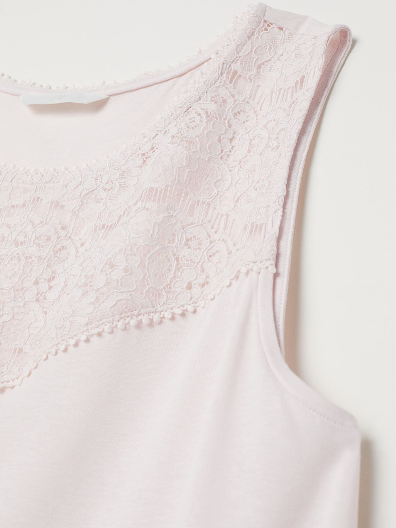 Майка H&M модель 6134597abr_Светло-розовый Фото