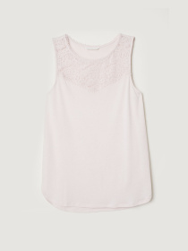 Майка H&M модель 6134597abr_Светло-розовый Майка H&M модель 6134597abr_Светло-розовый Фото