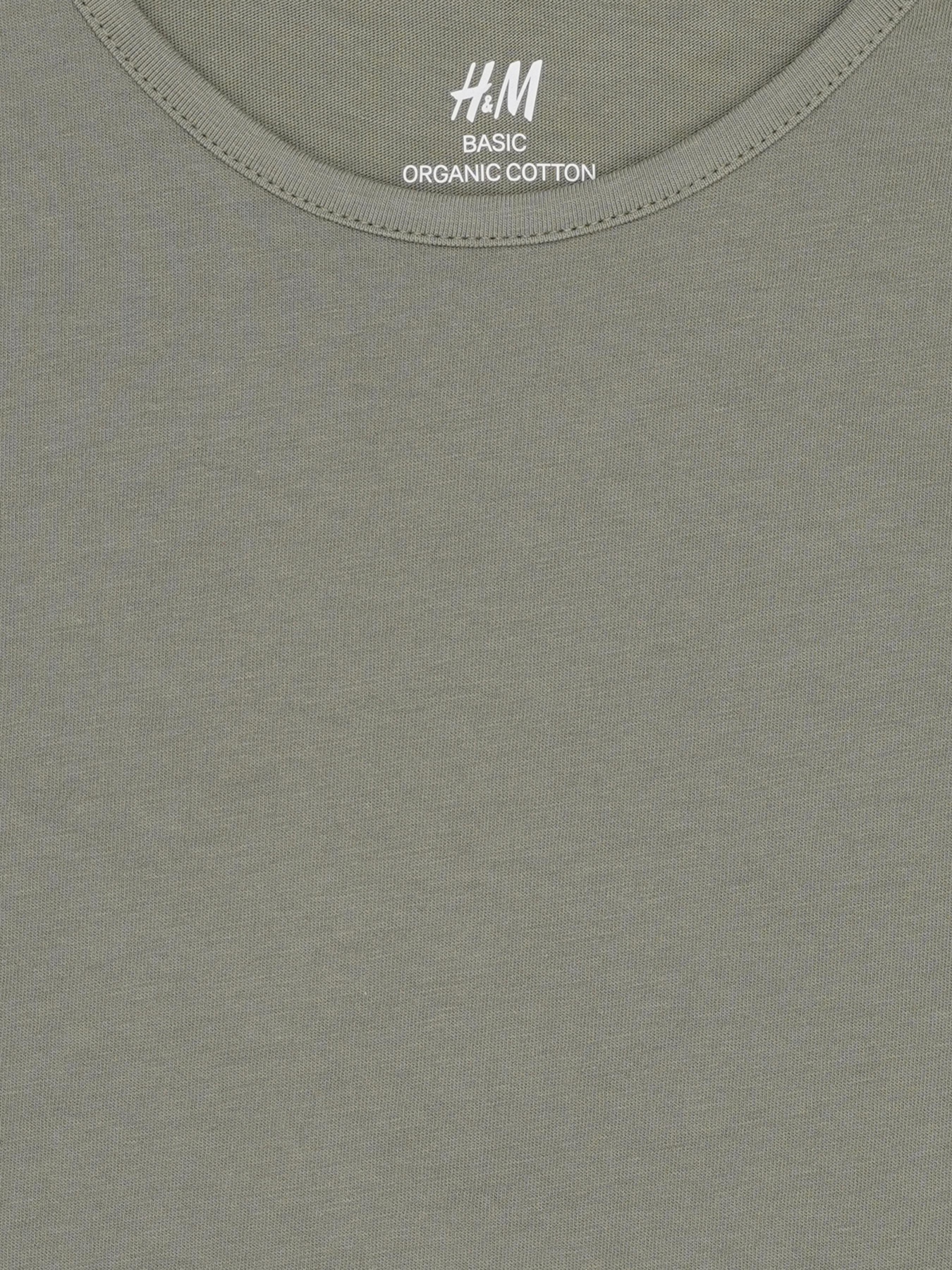 Футболка H&M модель 9609293arl_Хаки Фото