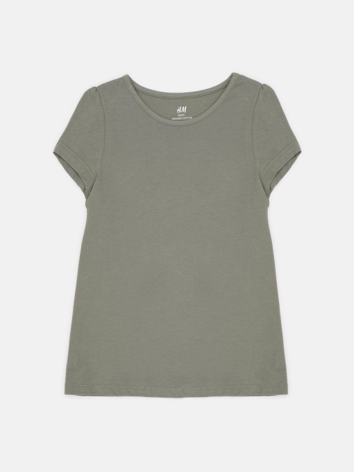 Футболка H&M модель 9609293arl_Хаки Фото