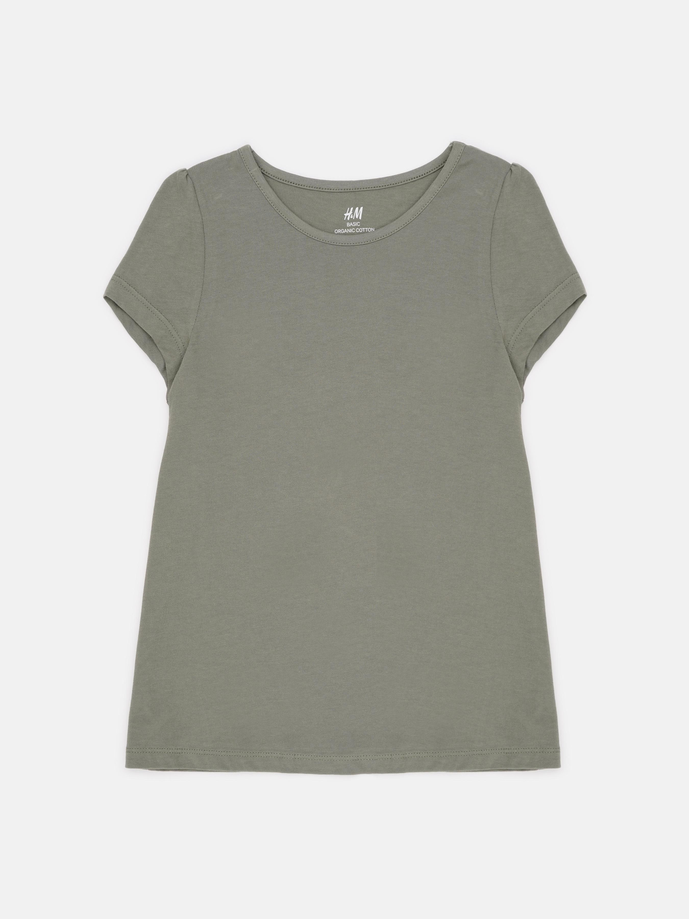 Футболка H&M модель 9609293arl_Хаки Фото