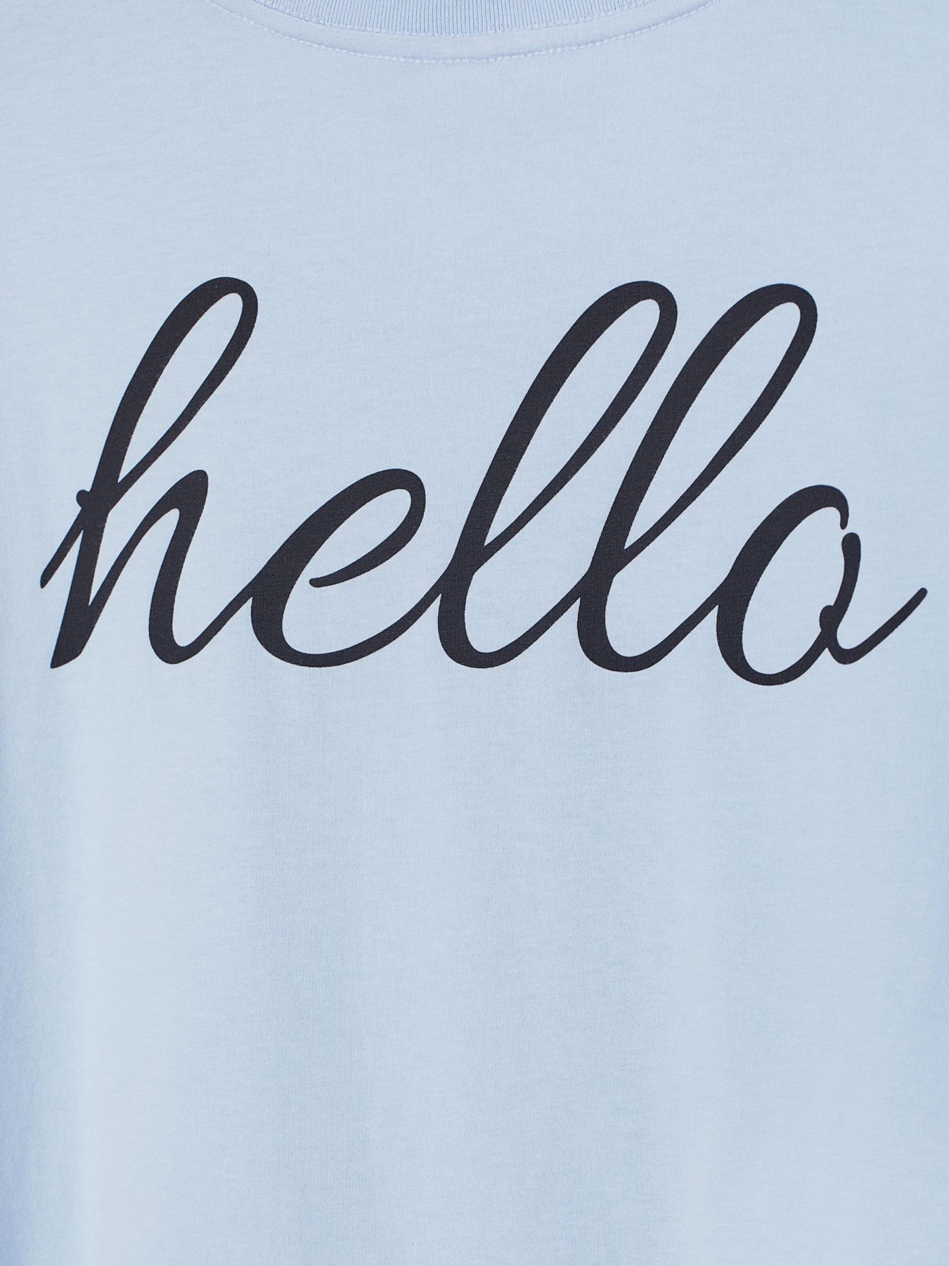 Футболка H&M модель 8469731wer_Голубой Фото