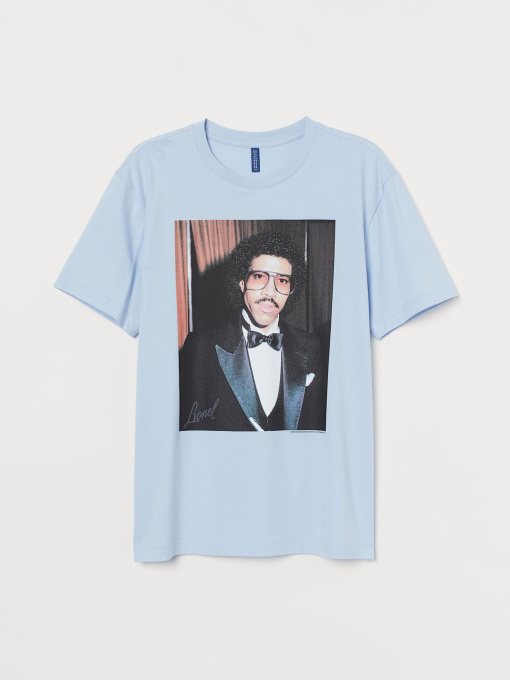 Футболка H&M модель 8469731wer_Голубой Фото