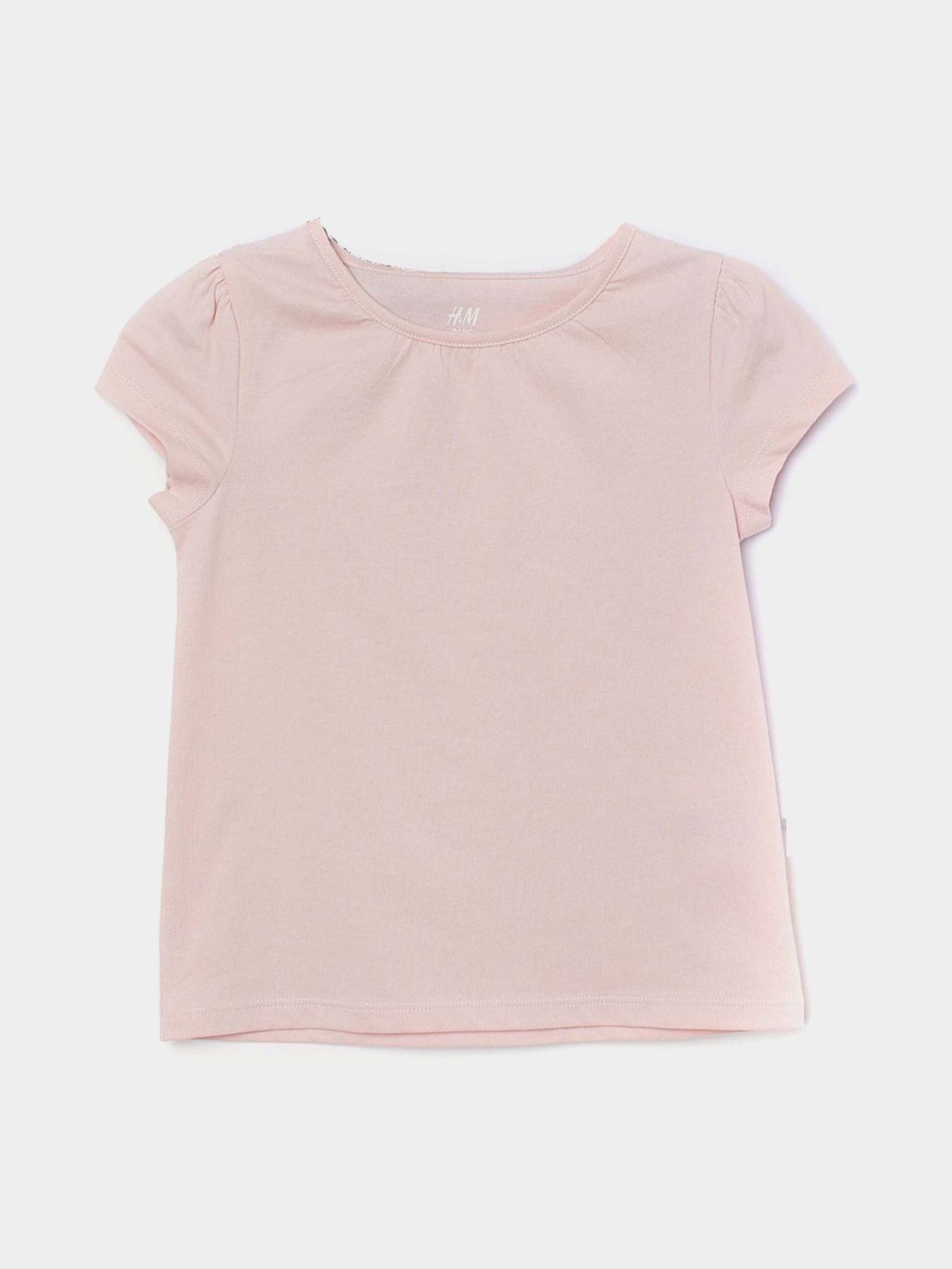 Футболка H&M модель 8129111ral_Светло-розовый Фото