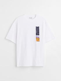 Футболка H&M модель 10325226wer_Белый Фото