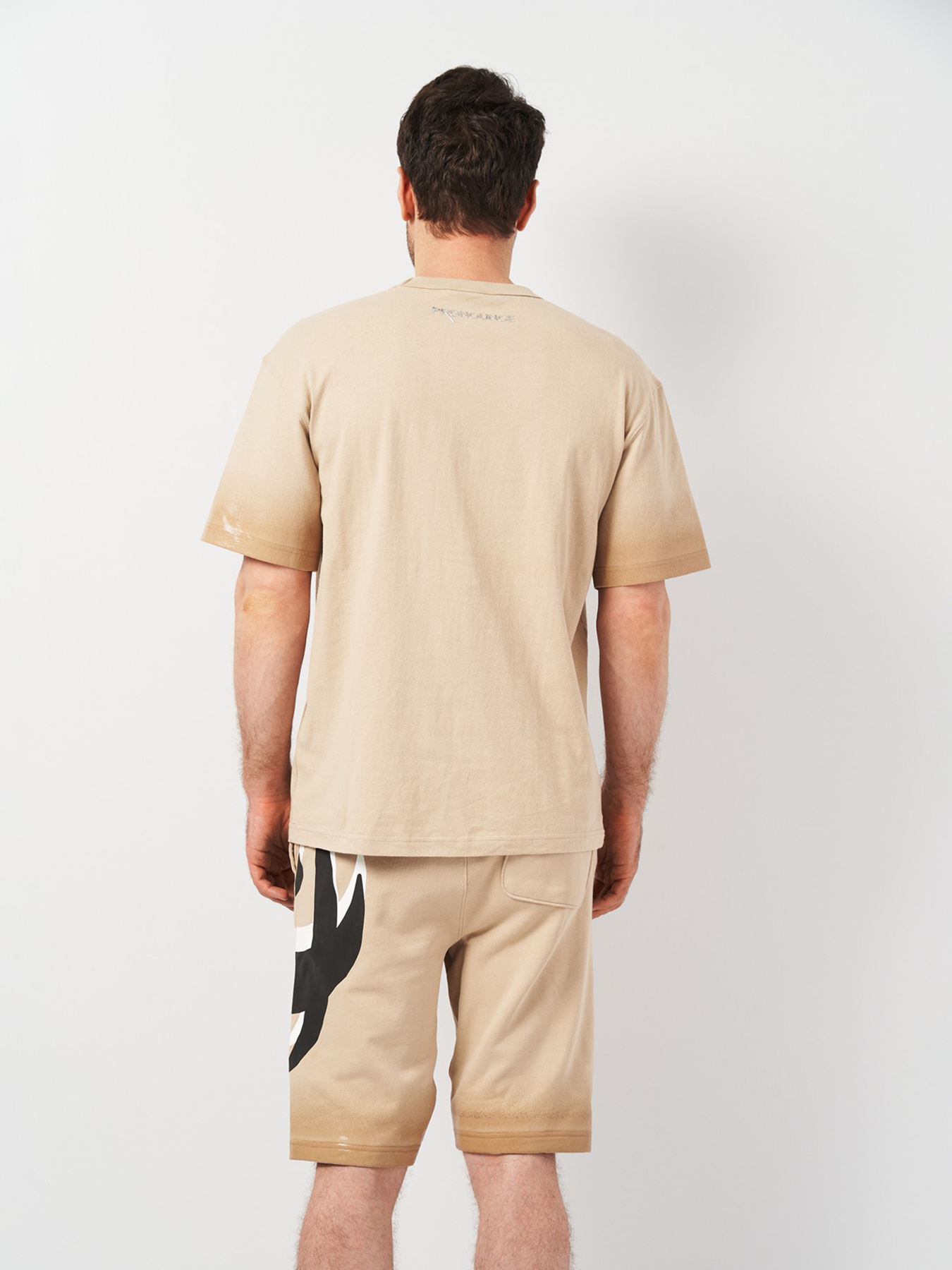 Футболка оверсайз модель 2001106ral_Бежевый Фото