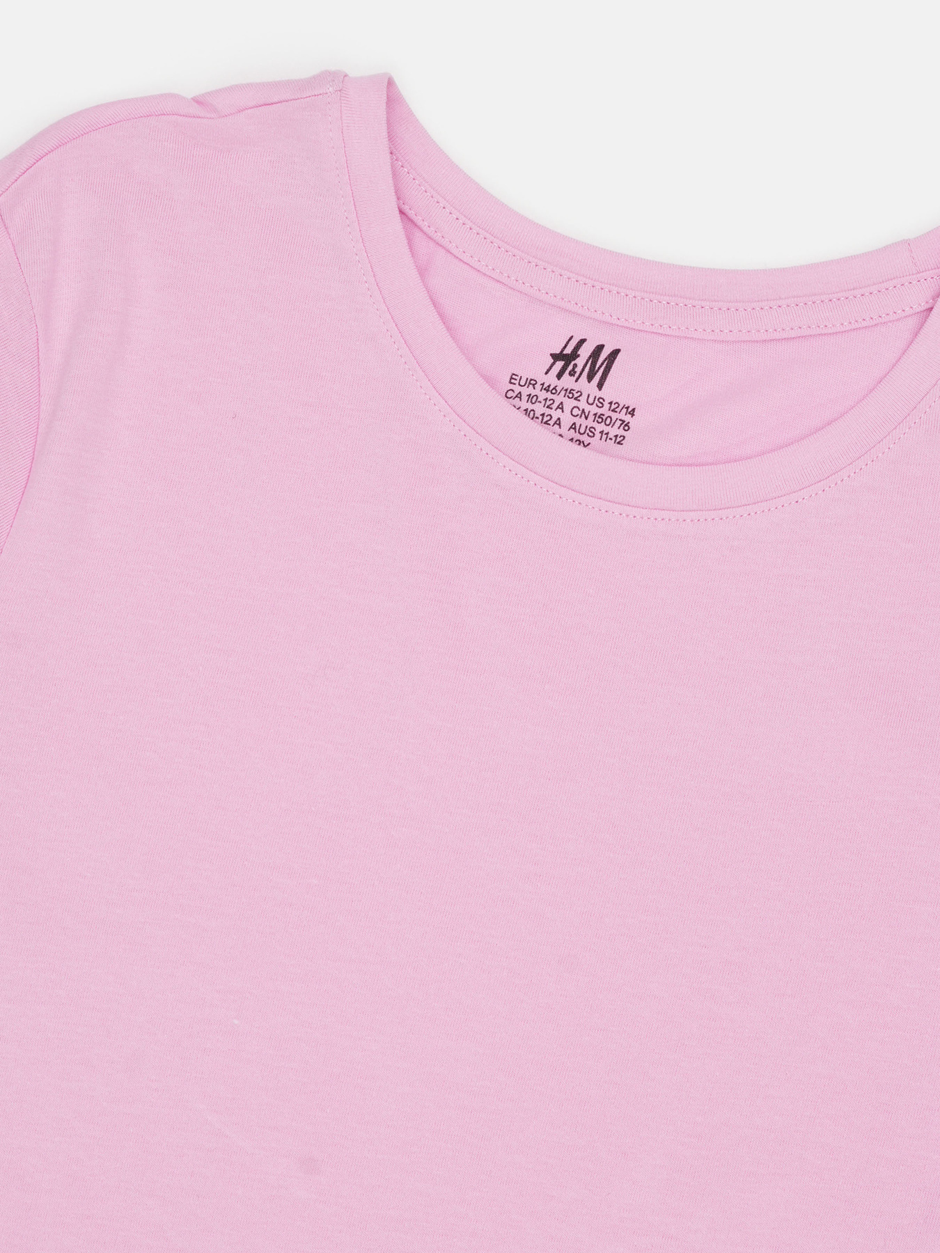 Футболка H&M модель 1022625ral_Розовый Футболка H&M модель 1022625ral_Розовый Фото