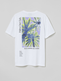 Футболка H&M модель 6840214arl_Белый Футболка H&M модель 6840214arl_Белый Фото